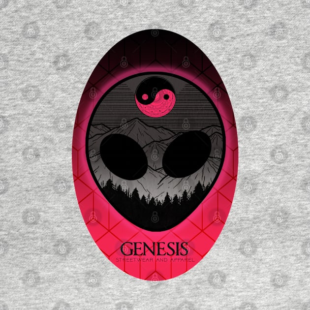 Genesis Streetwear -  Oval Mind Meld by retromegahero